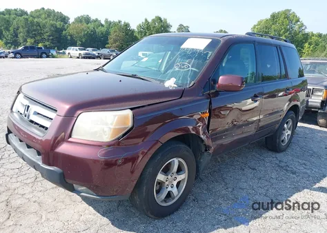 2007 Honda Pilot Ex-L from USA, damaged, VIN 5FNYF28617B034997